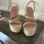 Pretty Little Thing Nude Wedge Sandals 6 Photo 3