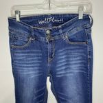 Wall Flower Jeans Flared Leg Mid-Rise Embroidered Pockets Juniors Sz 7 W29/L29 Photo 1