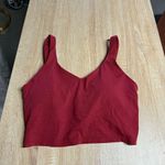 Aerie Offline by  Red Women's Cropped Athletic Active Workout Bra Top XLarge EUC Photo 0