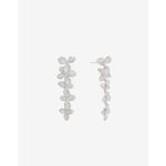 SHASHI Lilliana Earrings in Silver Womens Dangle Crystal Drop Bridal Photo 6