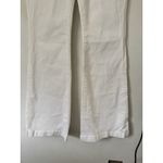 Madewell NWD Flea Market Flare Jeans Pure White Stretch Denim Jeans Size 26 Photo 6