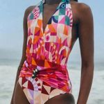 Farm Rio  Ombré Graphic Toucans One-Piece Swimsuit Size Medium See Narrat… Photo 0