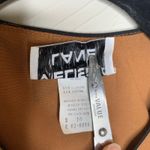 Vintage Cropped Bolero Jacket Rust Black Piping Sz Small Brown Photo 7