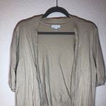 Charter Club  Cardigan Tan Cropped Shrug Cardigan Sweater Knit Sz 2X GUC Photo 2