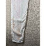 7 For All Mankind Womens Jeans Size 27 White Multicolored Tie Dye Skinny Leg Photo 5