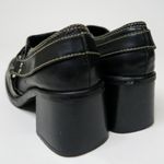 No Boundaries Vintage 90s  Black Heeled Loafers - Stormy Photo 4