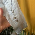 J.Crew Garçon Classic Shirt Jewel Buttons Poplin Organic Cotton Blue NWT $148 Photo 8