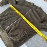 MIROL Olive Khaki Green Boucle Zip Bomber Jacket Size Large Photo 6