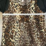 Lavish  Animal Print Cheetah Sheer 3/4 Sleeve Blouse 1X Photo 5