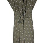 Sara Roka Draetra Striped Poplin Midi Dress Striped Multi Size US 10 IT 46 Photo 0
