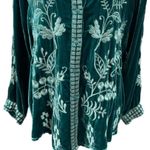 Johnny Was embroidered GEORGINA VELVET SHIRT/JACKET NWT Photo 3