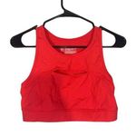 Z By Zella Pink Cut Out Front Sleeveless Athletic Cropped Sports Bra Women Sz M Photo 0