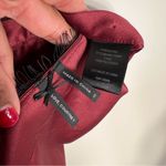 Goth Burgundy Lace Trim Crop Top size XS Red Photo 9