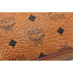 MCM  Brown Clutch with Logo Pattern and Wrist Strap Photo 11