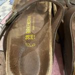 Birkenstock  Sandals Leather Gizeh Thong Brown 38 Photo 3