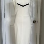 Diane Von Furstenberg Red carpet Line  Michelle bodycon white black Dress New Photo 0