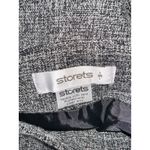 Storets  Womens Mini Skirt‎ Gray Tweed Ruffle Pearl Trim Party Cocktail Photo 4