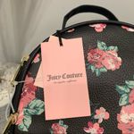 Juicy Couture  Black Floral Mini Backpack- See discription Photo 3