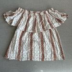 Daytrip Buckle Off the Shoulder Striped Top Photo 0