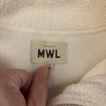 Madewell MWL Drapey Sherpa Buick Jacket Antique Cream Photo 6