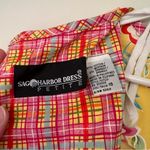 Sag Harbor Vintage Sag Harbour Petites Yellow Cottagecore Floral Plaid Summer Dress Photo 2