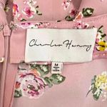 Charles Henry Wrap Dress Pink Blush Floral Size Medium Dolman Sleeve Photo 12