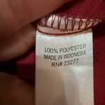 EVRI Maroon Long Sleeve Floral Pattern Blouse Sz 1X Red Photo 8