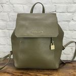 Michael Kors  Hayes Medium Leather Backpack in Olive Ballet Photo 0