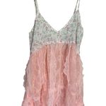 POL  Jane Ruffle Lace V-Neck Dress in blush Photo 2