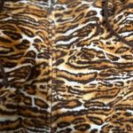 kim rogers  Women's‎ Brown Animal Print Zip Up Side Pocket Jacket Size L Photo 4