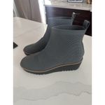 Bandolino  Knit Dark Gray Wedge Ankle Booties Women's 8.5 Photo 3