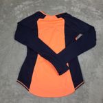 Athleta  Running‎ Wild Mix Crew, Cosmic Orange Dress Blue, Size Small Photo 5