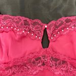 Danielle Guizio hot pink satin slip dress Photo 2