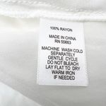 For Cynthia  Swimsuit Cover Up Womens‎ Medium Embroidered Shark Bite White Beachy Photo 7