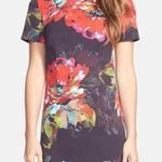 Trina Turk  Natasha Flower PrintFaille A-line dress Photo 0