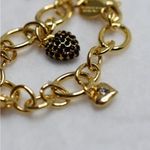 Source Unknown New Moon The Saga Crescent Moon Bella Gold Tone Charm Bracelet Like New Photo 2
