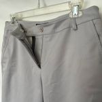 Peace of Cloth Bermuda Womens Short Sz 6 Preppy Career Stretch Cuff Trouser Gray Photo 3