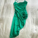 superdown Eva Sexy Cami Twisted Slit Midi Dress in Bright Green Sz S $74 Photo 3