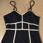 New Women’s Dress Very Stretchy Soft Lightweight Black Tan Size Small Photo 1