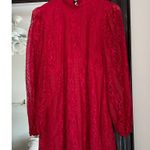 Anthropologie Maeve Red Open Back Mini Dress Size US 6 Photo 1