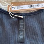 SKIMS  Cotton Rib Long Tank Soot Size Large Photo 6