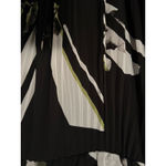 Lane Bryant  black white and green sleeveless dress with pleated skirt, sz 14/16 Photo 3