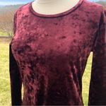 Michael Kors Crushed Velvet Cordovan Slim Fit Crewneck long Photo 11