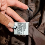 Le Suit  Petite Brown Leaf Print 2-Piece Set Photo 9