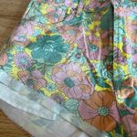 Wild Fable Women's Multicolor Floral Print High Rise Jean Shorts - Size 14 -NWT Photo 2