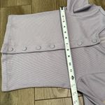 Outdoor Voices Cozy Rib Cropped Cardigan Earl Gray Lavender Size Small Photo 7