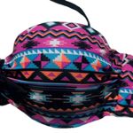 XL halter bikini top XL Aztec print halter bikini top removable straps Black Photo 5