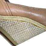 Bacio 61 Shoes Womens 9 W Wide Tan Espadrille Wedge Preppy‎ Neutral Minimalist Photo 10