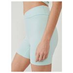 Free People Movement NWT Free Throw Shorts Mint Turquoise Medium Crossover Photo 1