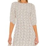 Faithfull the Brand Sidonie Mini Dress Aurelia Off White Chestnut Floral Print 4 Photo 1